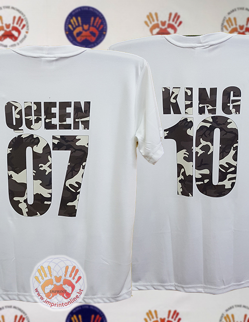 imprint thimphu custom couple t-shirts