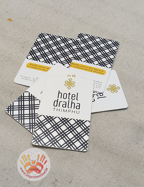 imprint thimphu custom hotel key cards