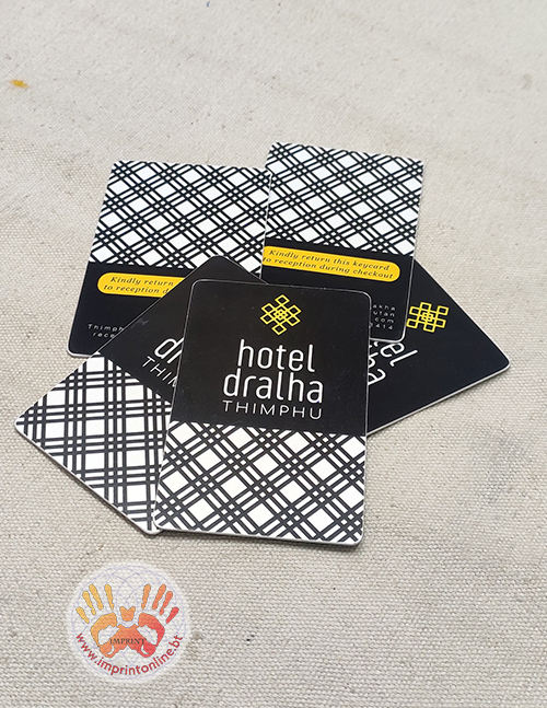 imprint thimphu custom hotel key cards