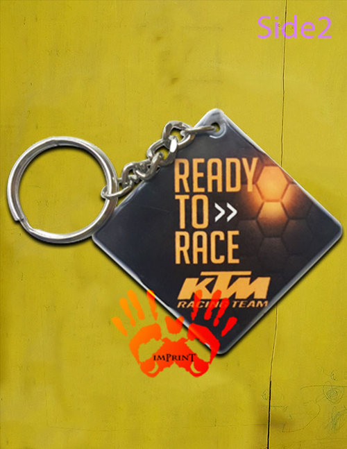 bhutan square key chain