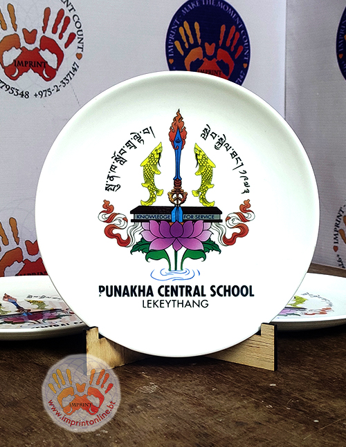 bhutan custom plate printing