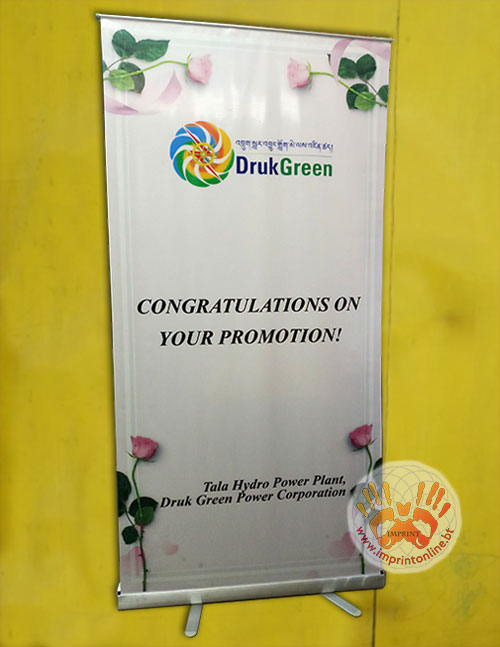 imprint thimphu custom standee banner display