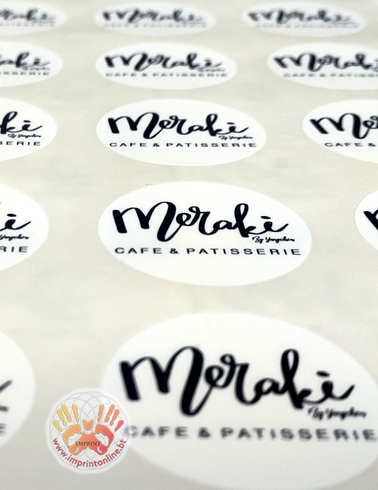 imprint thimphu custom sticker