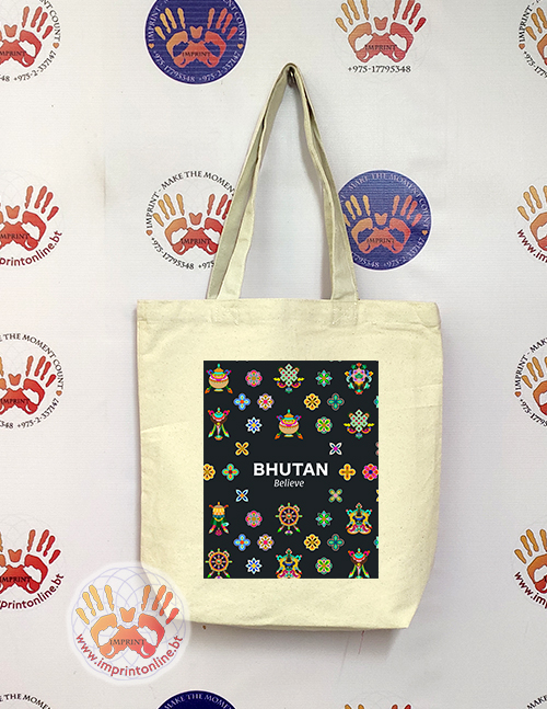 imprint thimphu custom tote bags