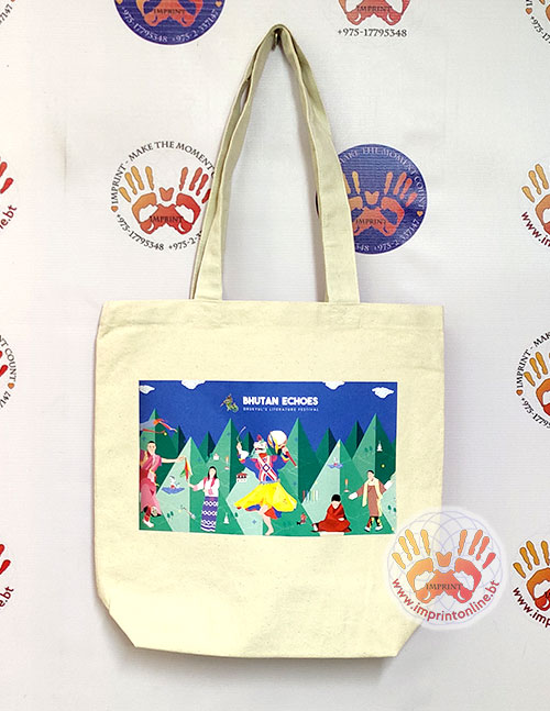imprint thimphu custom tote bags